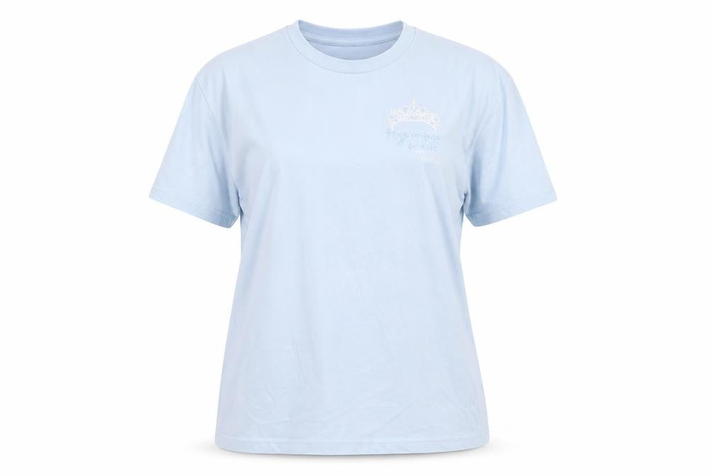 35 Colour Staple Unisex Blue Cotton T-Shirt M