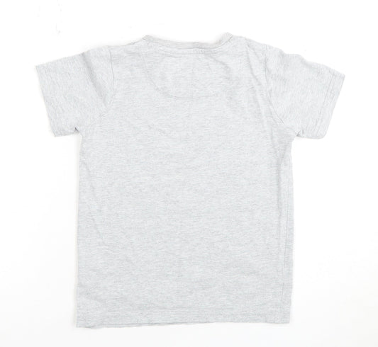 Marks and Spencer Boys Grey Spider-Man T-Shirt 6-7Yrs