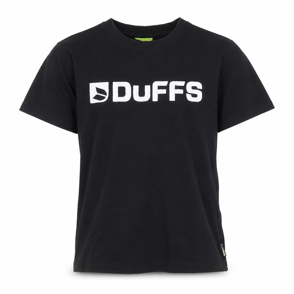 Duffs Teen Black Basic T-Shirt Size 11-12 YRS