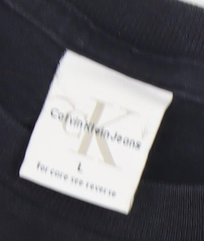 Calvin Womens Klein Black T-Shirt, , Size L