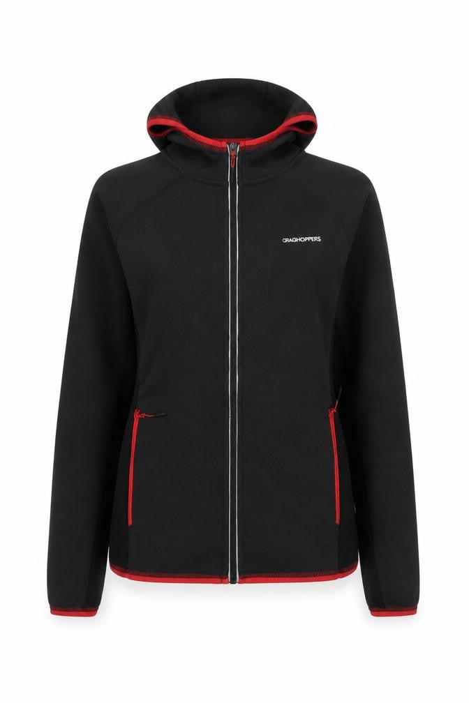 Craghoppers Women's Black Full Zip Hoodie Size 10