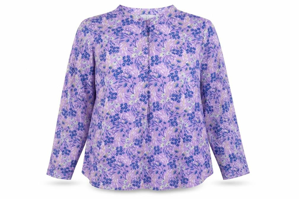 ISLE Women's Purple Floral Blouse Size 18-20