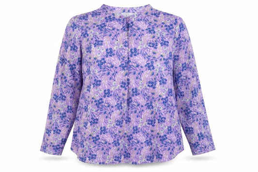 ISLE Women's Purple Floral Blouse Size 18-20