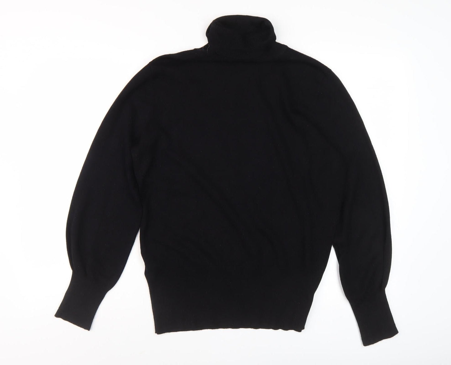 Oasis Women's Black Roll Neck Pullover Jumper L