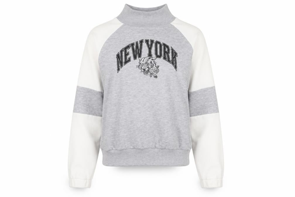 Boohoo Grey Women's Pullover Sweatshirt Size 12