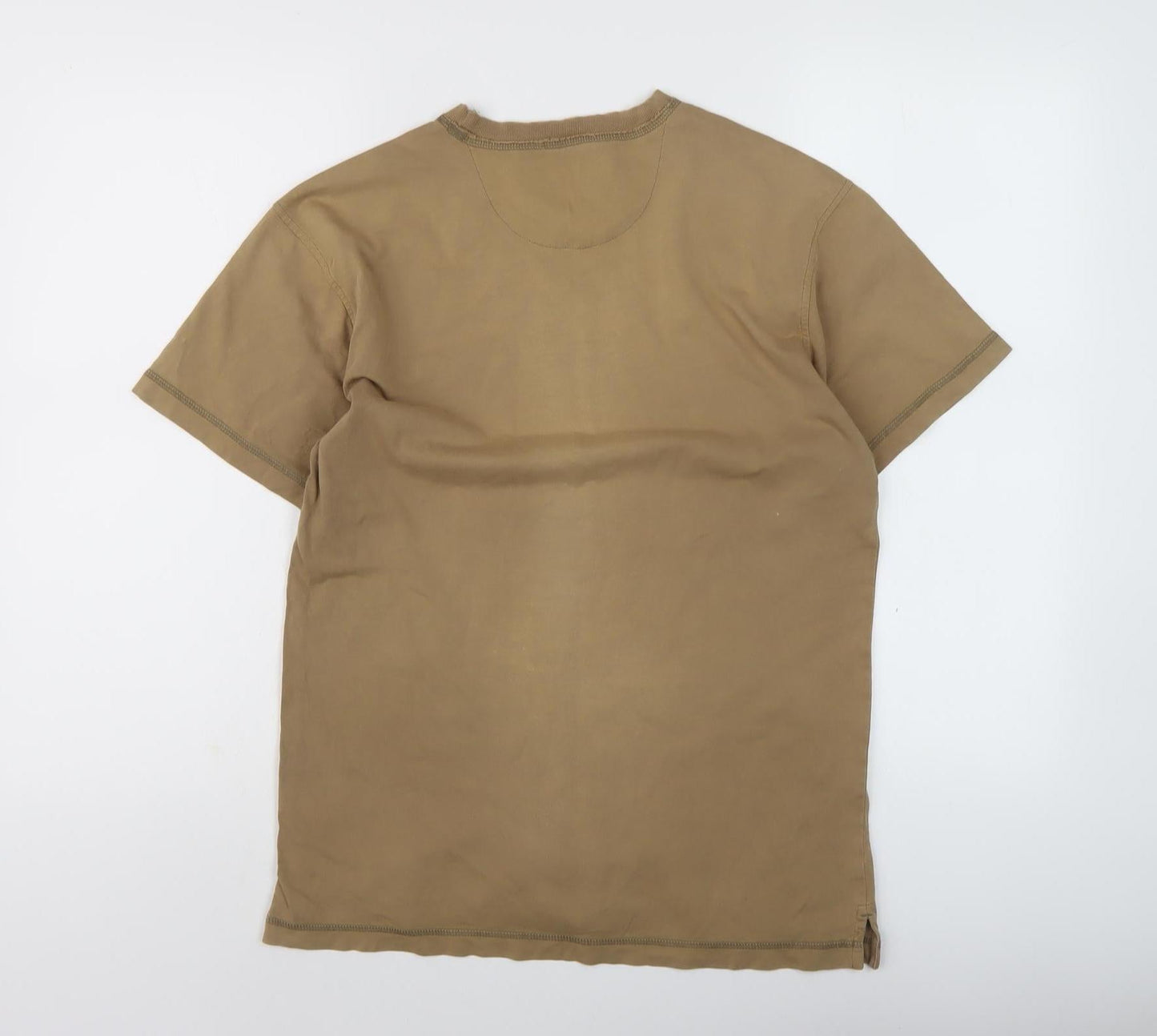 Rocha John Rocha Men’s Brown Cotton T-Shirt S