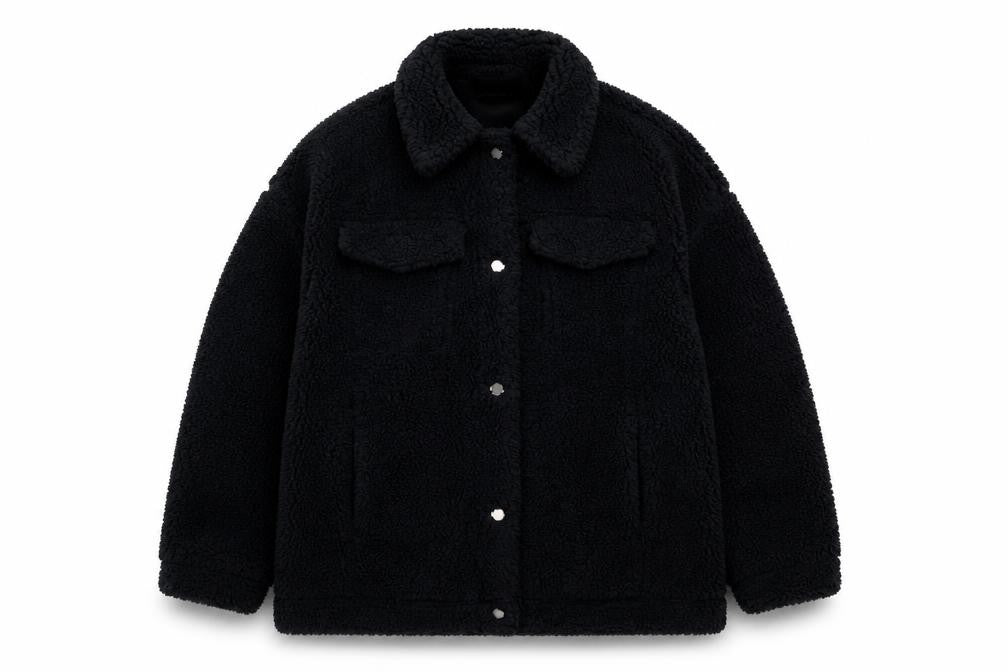 Monki Unisex Black Medium Basic Jacket