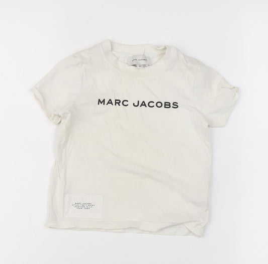 Marc Jacobs White Boys' T-Shirt 2 Years - Casual Cotton Logo