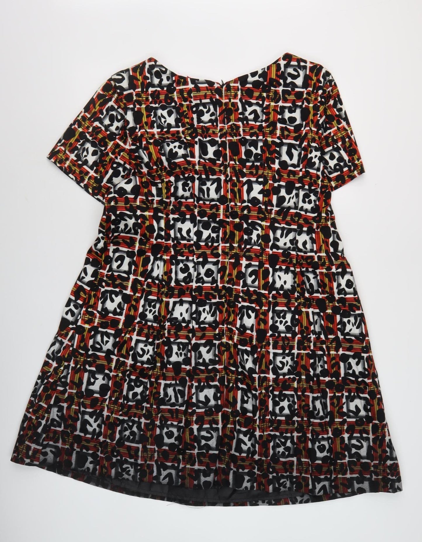 Simply Be Women Multicoloured A-Line Dress Size 16