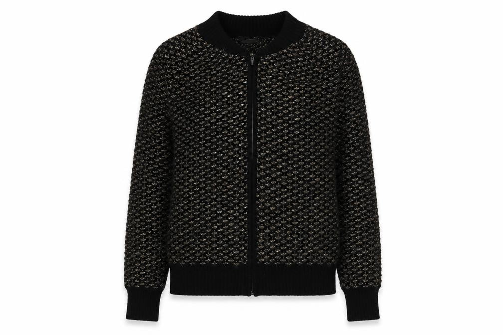 Cocogio Women's Black Full Zip Jumper, Size 10