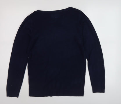 Back view of Maine New England Women's Black jumper, size 10