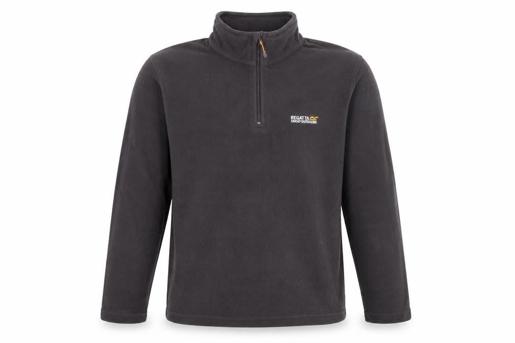Regatta Men's Black 1/4 Zip Fleece Sweatshirt M