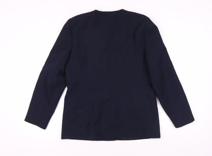 Back view of C&A Women's Blue Suit Jacket, size 14, - Elegant Blazer