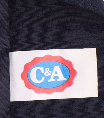 Brand and care label for C&A Women's Blue Suit Jacket, size 14, - Elegant Blazer