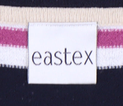 Eastex Women's Multicoloured Striped Pullover Jumper Size 12