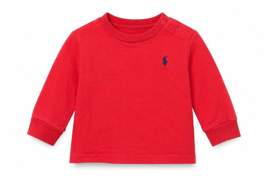Ralph Lauren Unisex Baby Red Long Sleeve T-Shirt 6 Months