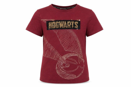 Harry Potter Girls Red Graphic T-Shirt 8 Years