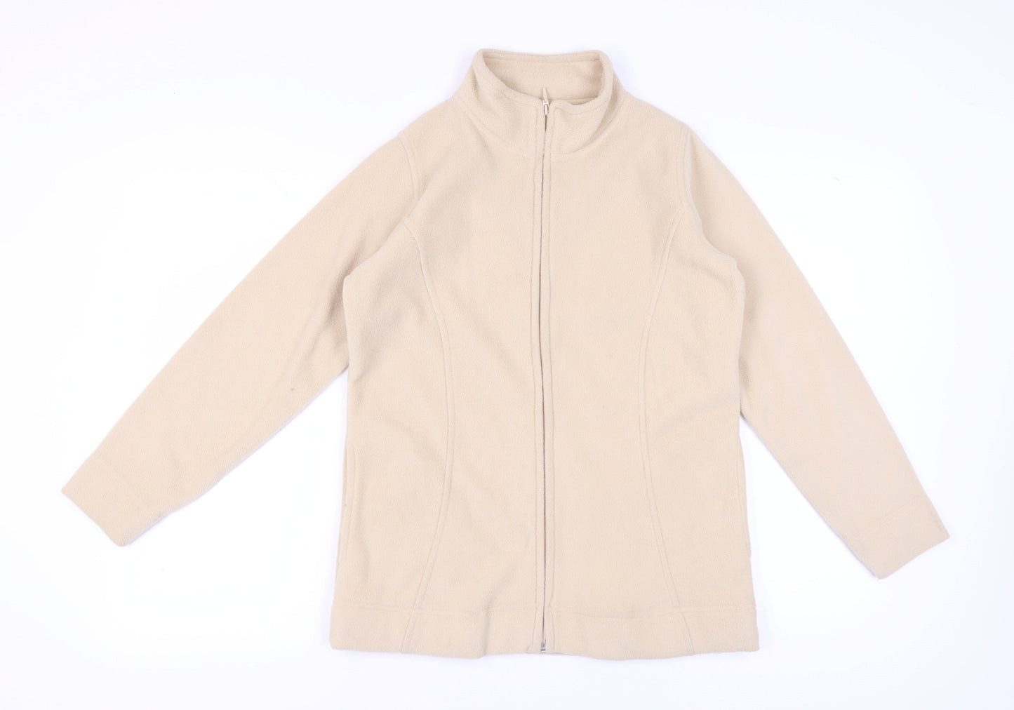 EWM Women's Beige Fleece Jacket - Size S