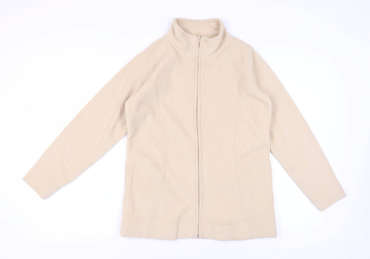 EWM Women's Beige Fleece Jacket - Size S