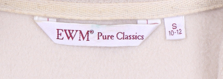 EWM Women's Beige Fleece Jacket - Size S