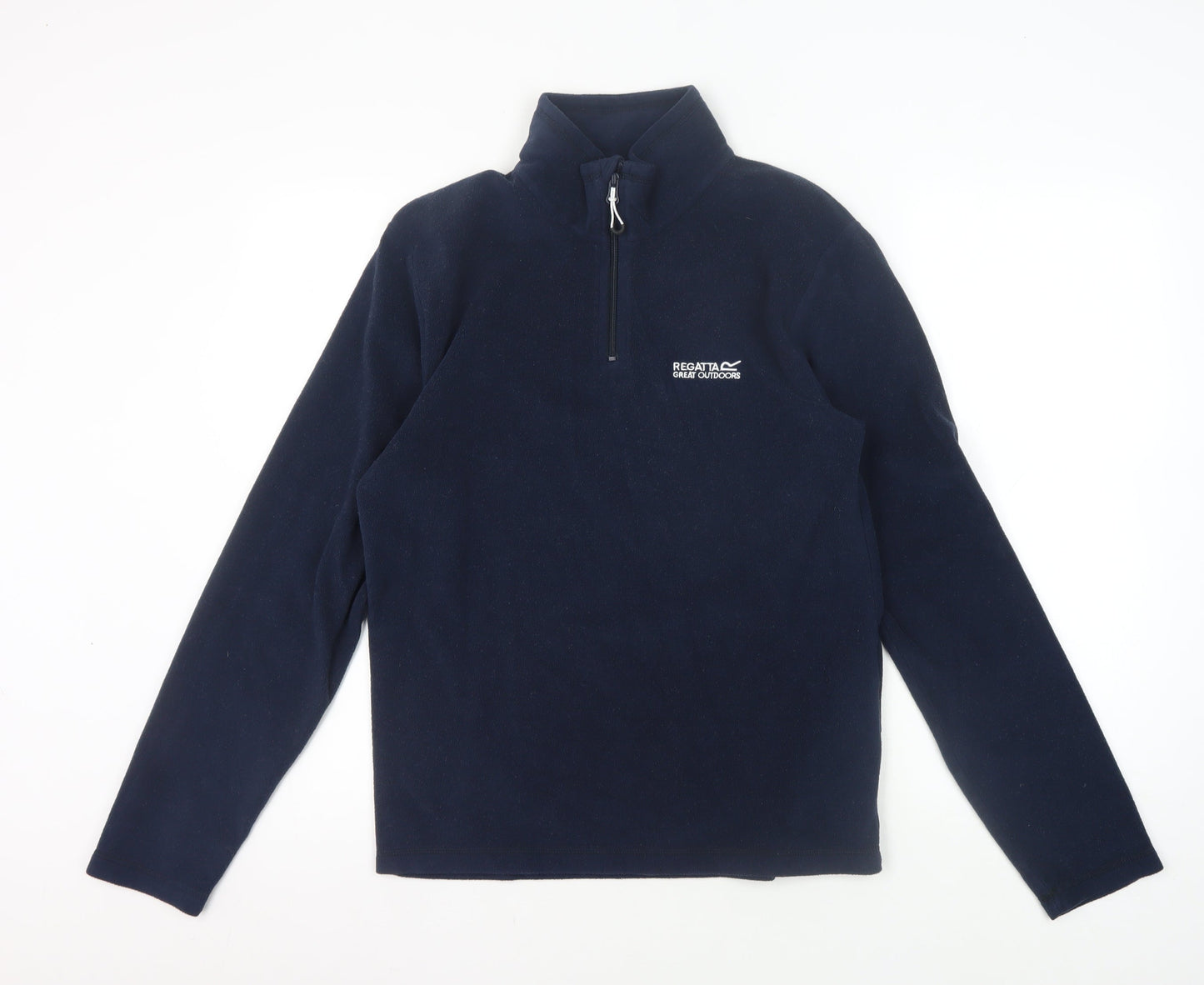 Regatta Men's Blue 1/4 Zip Fleece Sweatshirt S