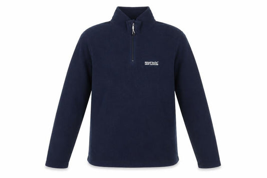 Regatta Men's Blue 1/4 Zip Fleece Sweatshirt S