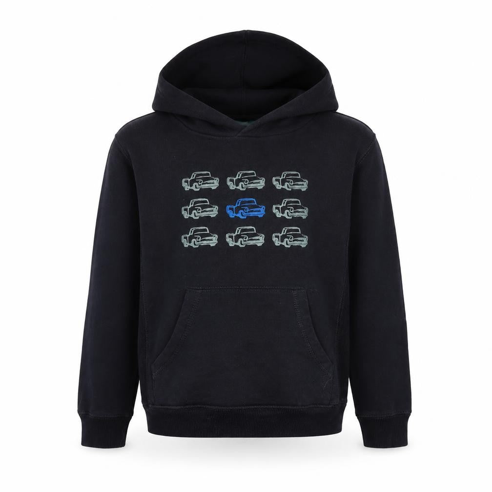 Mountain Warehouse Boys' Black Car Graphic Hoodie 9-10 Years