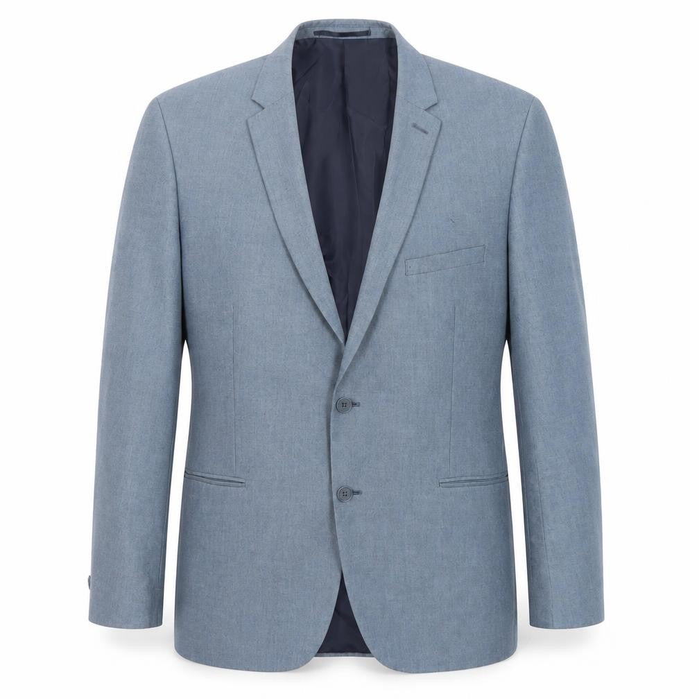 Red Herring Men's Blue Slim Fit Blazer, 44R