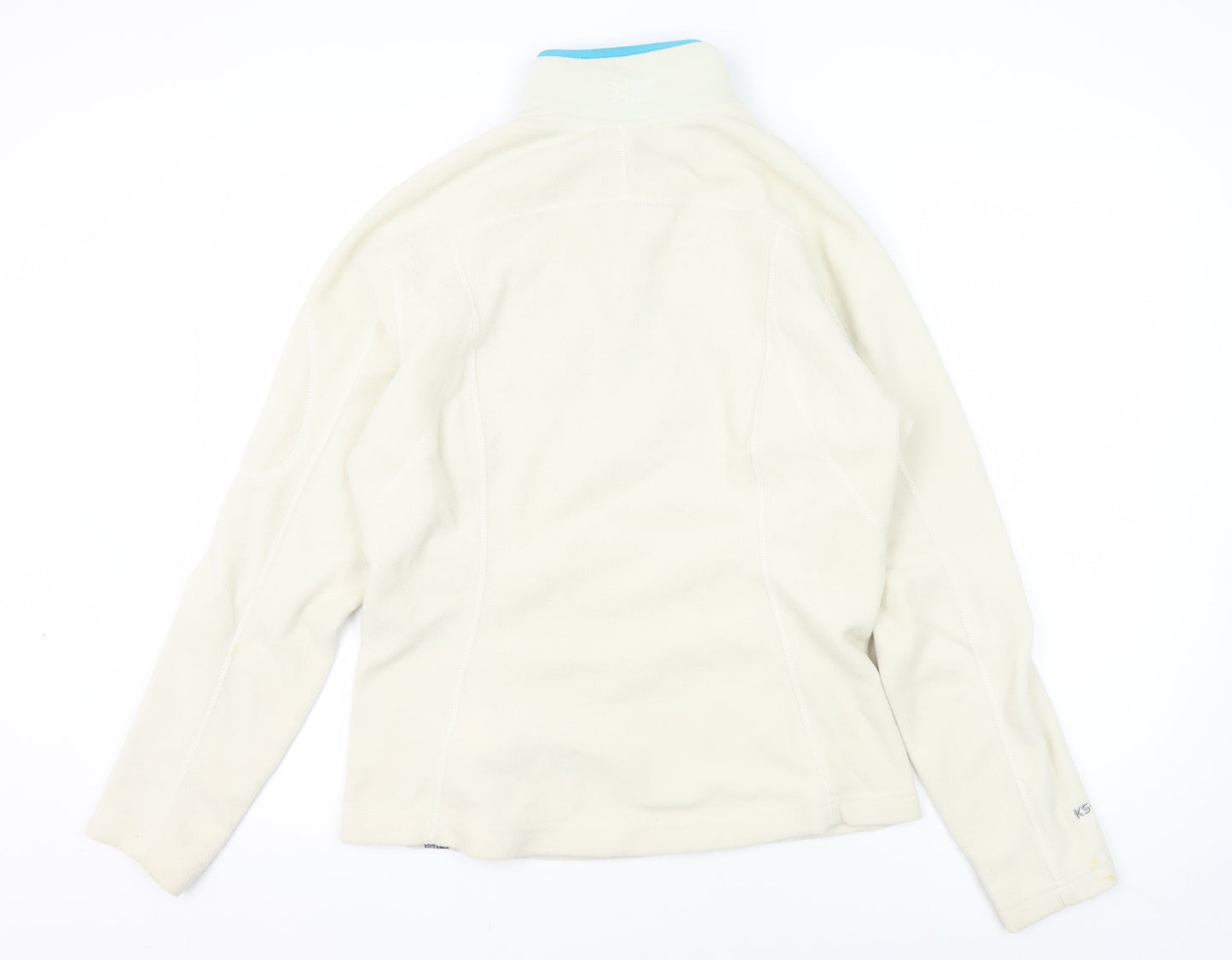 Karrimor Women's Ivory Lightweight Zip Sweatshirt Size 12