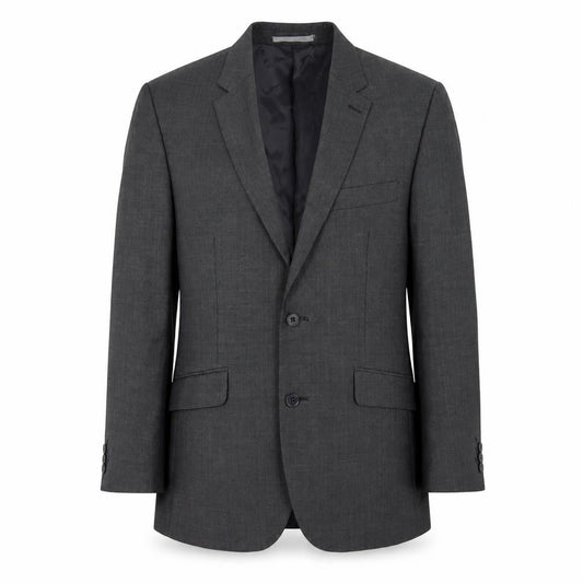 Limehaus Men's Grey Blazer, 38 Regular, Wool Blend