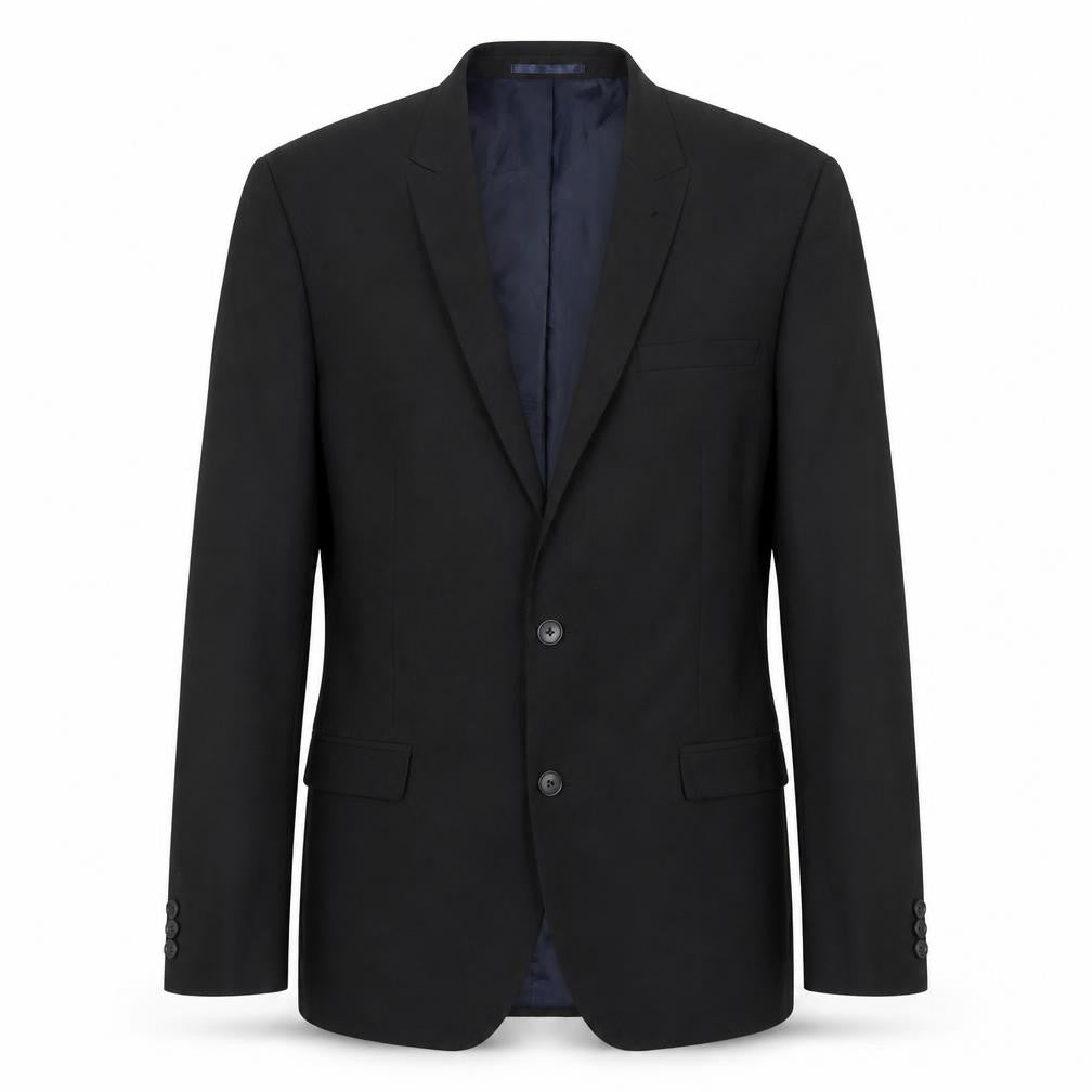 Next Men’s Black Blazer, 42L Formal, Single Breasted