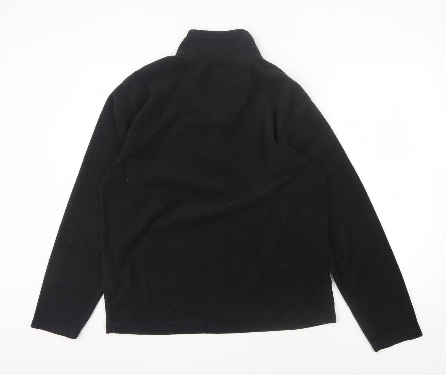 Regatta Mens Black Fleece Pullover Sweatshirt L