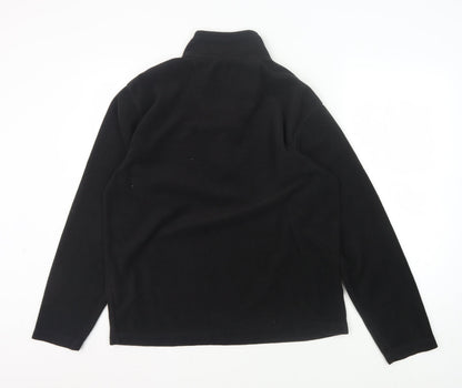 Regatta Mens Black Fleece Pullover Sweatshirt L