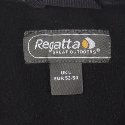 Regatta Mens Black Fleece Pullover Sweatshirt L