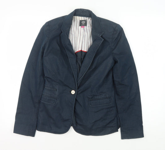 Vince Camuto Women's Blue Slim Blazer Size 2
