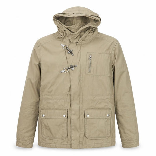La Redoute Men's Beige Hooded Anorak Jacket M
