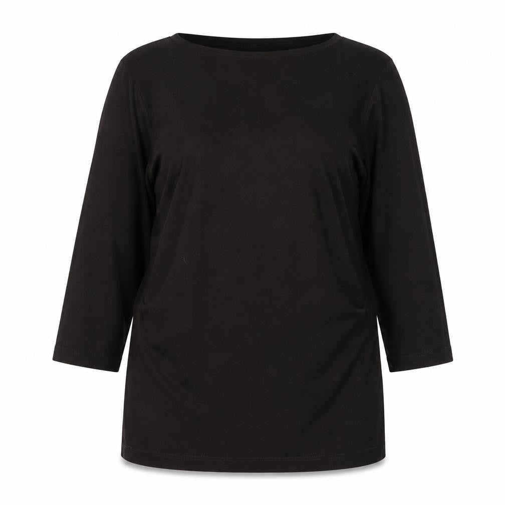 Daniel Hechter Women's Black 3/4 Sleeve T-Shirt Size 10
