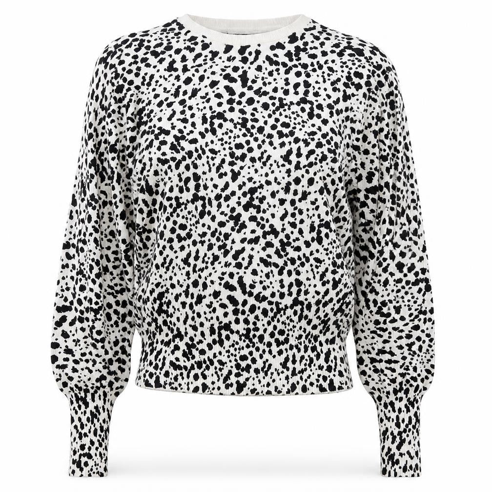 Marks & Spencer Women's Black Animal Print Jumper