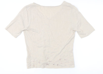 Marks & Spencer Women's Beige Cardigan Size 12