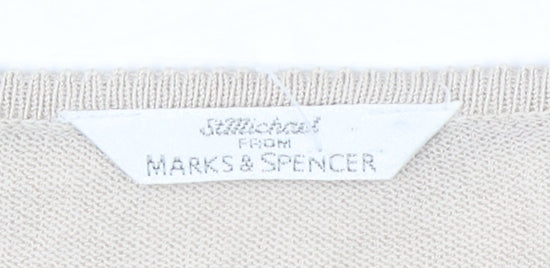 Marks and Spencer Women's Beige Cardigan Size 12