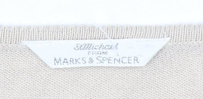 Marks & Spencer Women's Beige Cardigan Size 12