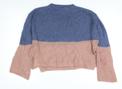 Back view of Nine by Savannah Miller Women's Blue jumper, size 10