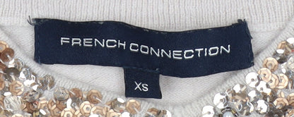 Brand and care label for French Connection Women's Beige XS Collared Jumper