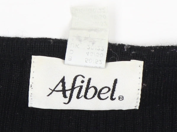 Afibel Women's Plus Size Striped Pullover Jumper