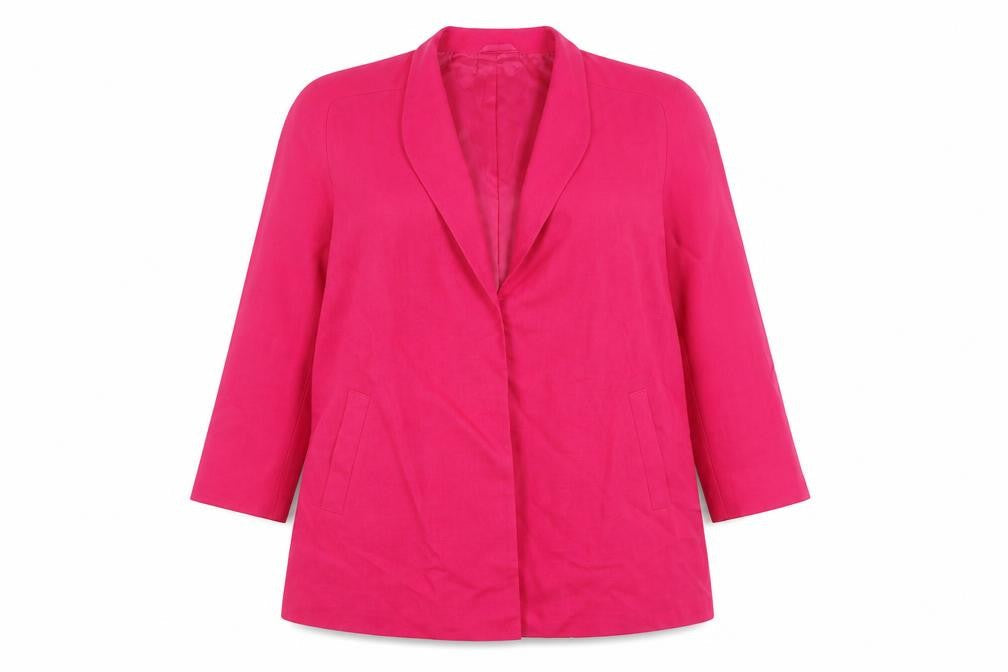 Windsmoor Women's Pink Blazer Size 14 Modal Polyester