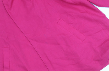 Windsmoor Women's Pink Blazer Size 14 Modal Polyester