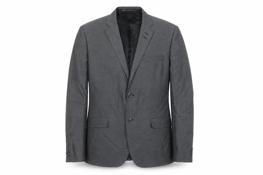 H&M Men's Grey Blazer, Size 44R, Casual Style