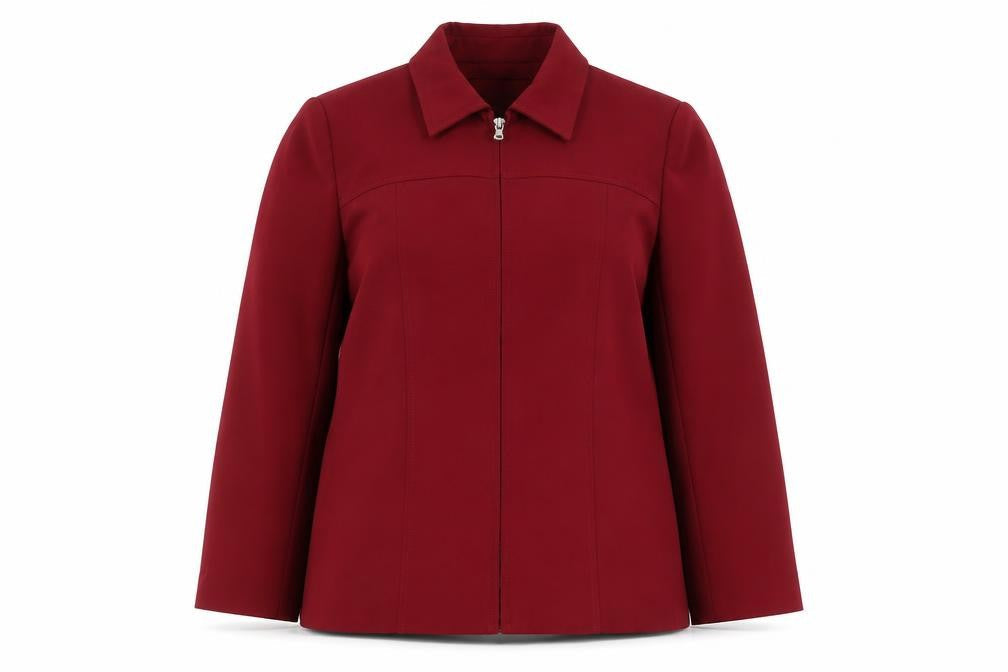 Classics Women's Red Mid-Length Coat Size 12