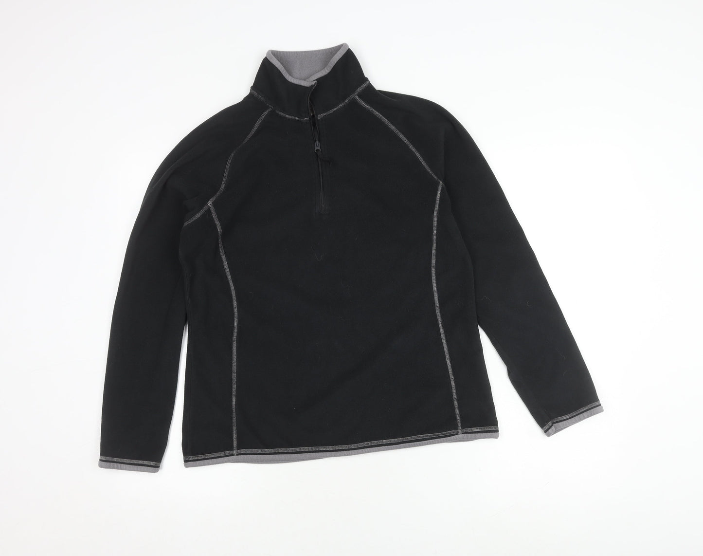Mountain Warehouse Women's Black Fleece Hoodie Size 14