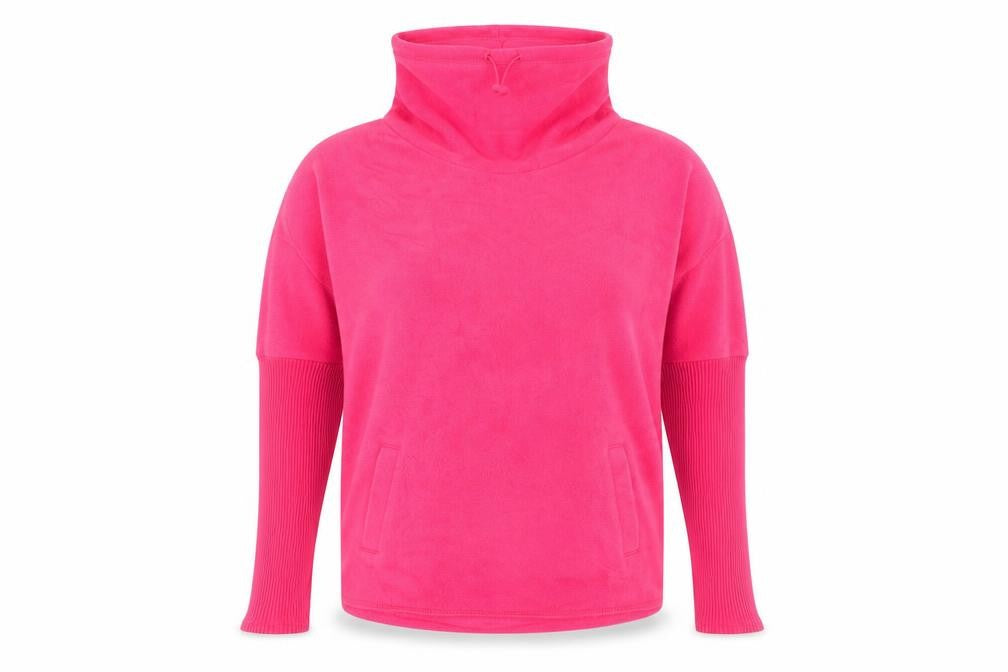 Marks & Spencer Women's Pink High Neck Sweatshirt Size 10